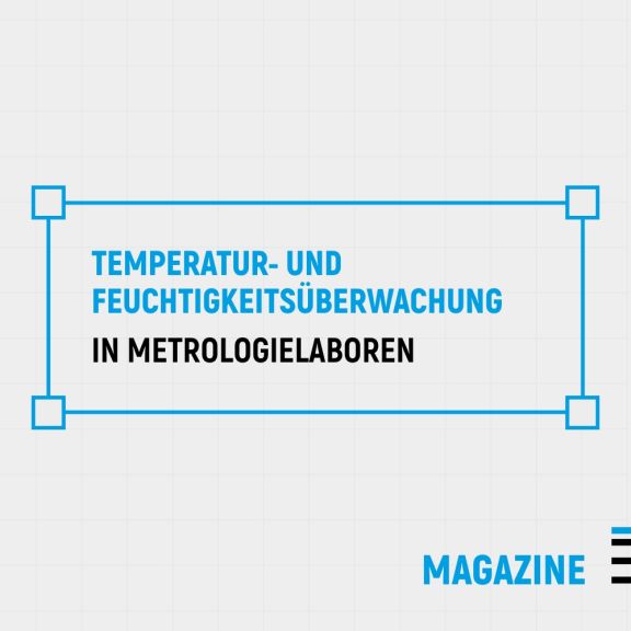 Temperatur und Luftfeuchtigkeit in metrologischen Laboren kontrolliert